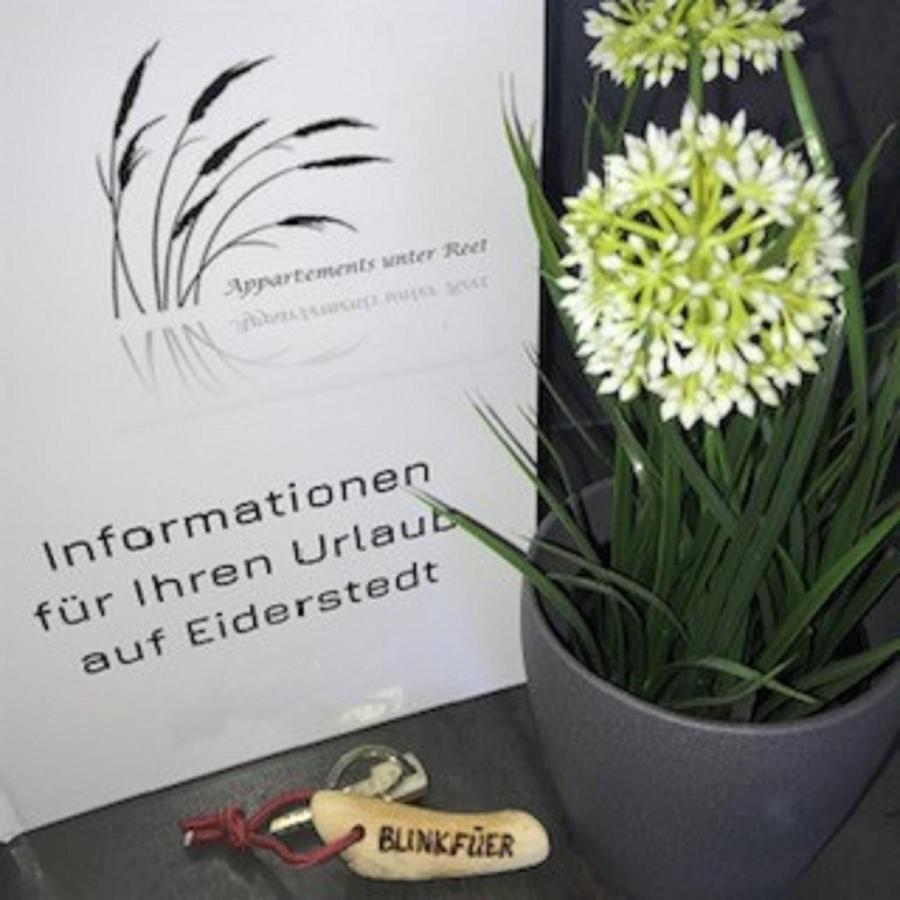Appartements Unter Reet Tumlauer Koog Esterno foto